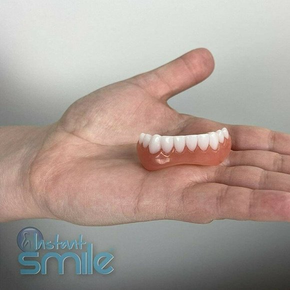 Instant Smile Handmade Bright White Handmade Lower Veneers Temporary Teeth - Picture 6 of 7